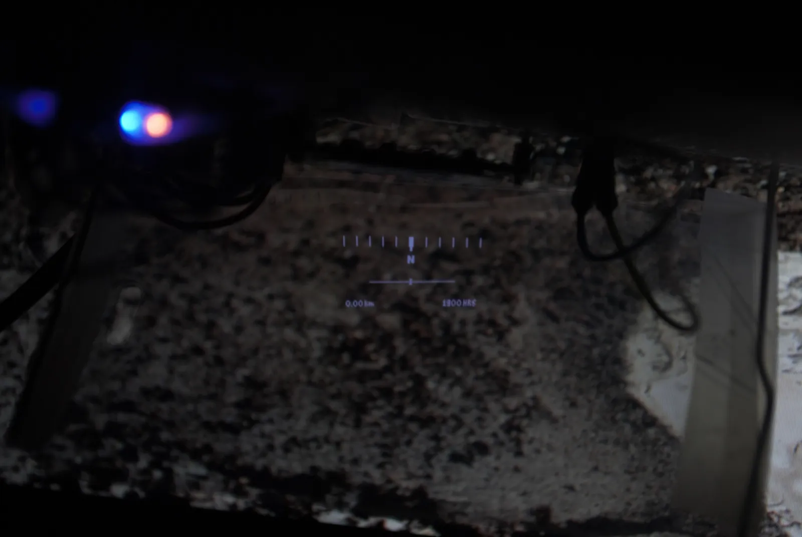 View through the HUD