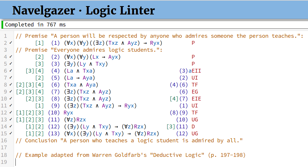 A correct derivation.